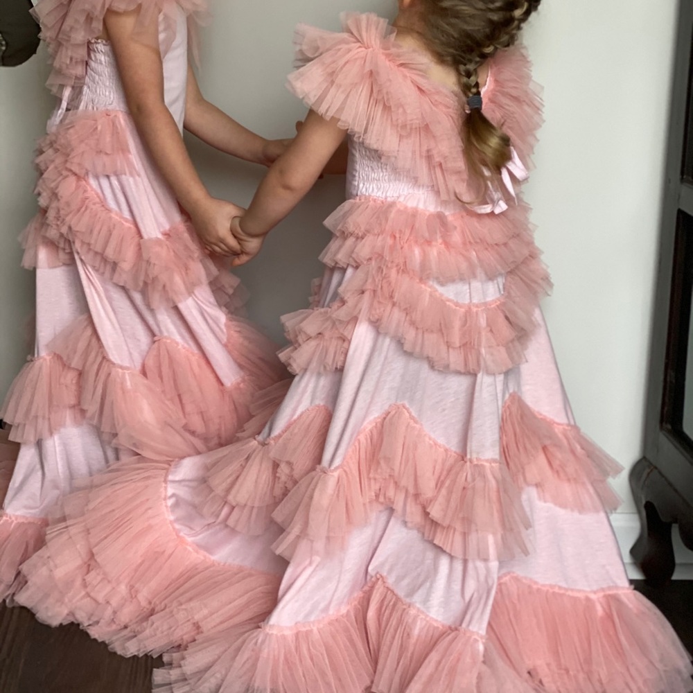 Dollcake Pink Frock. Worn once for pictures. EUC.